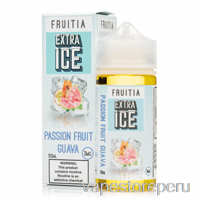 Vape Peru Maracuyá Guayaba - Extra Hielo - Fruitia - 100ml 0mg